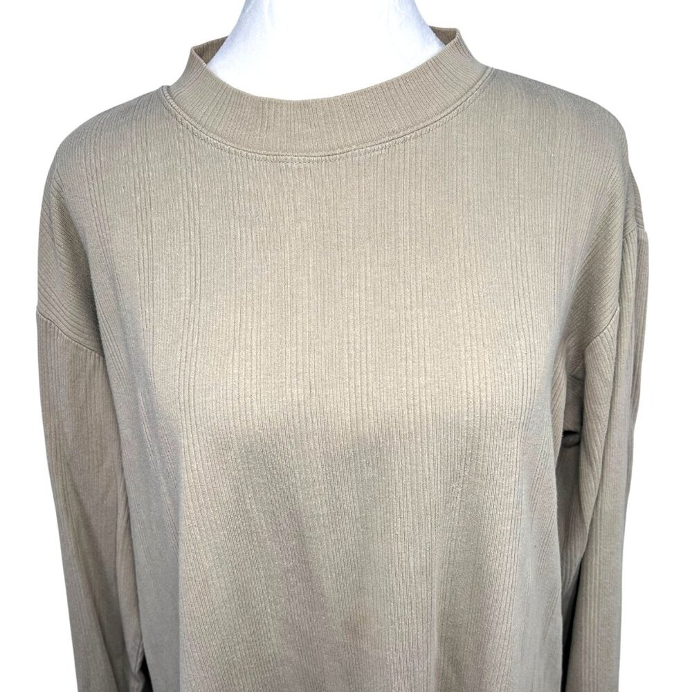 Northern Reflections Ribbed Top Olive Large - Picture 2 of 9